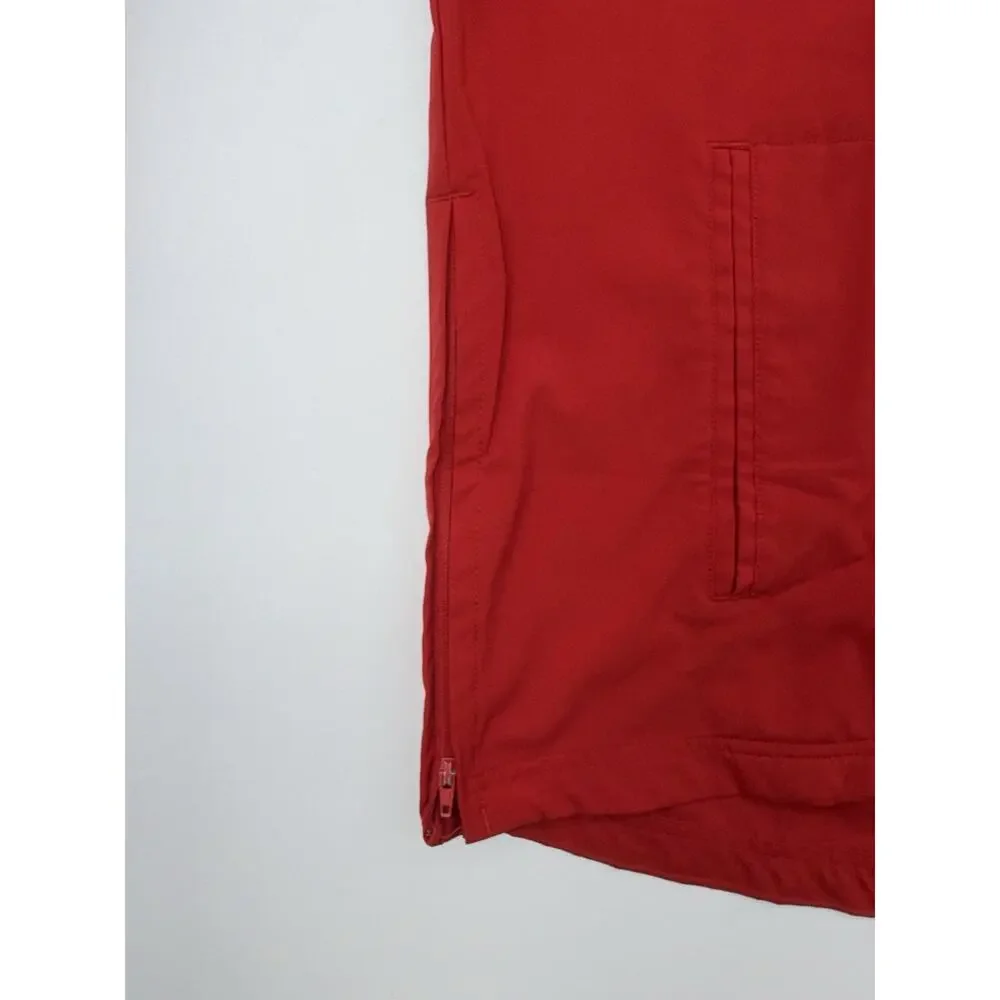 Chicago Cubs Adidas Jacket Men’s Large Red Windbreaker MLB Polyester Vented